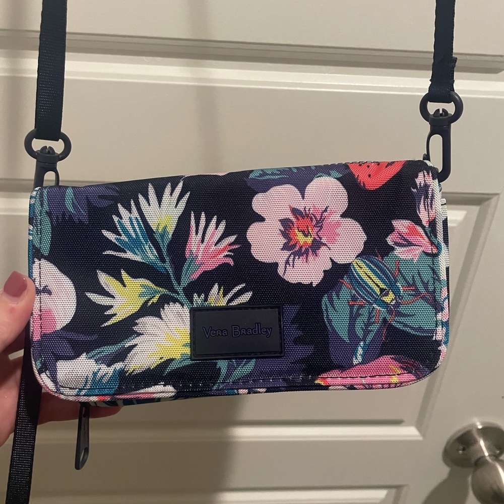 Vera Bradley floral over the shoulder strap/crossbody bag
